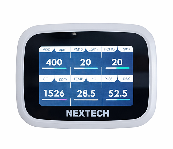 Combined Wall Type IAQ Transmitter - PM2.5, PM10, CO2, Temp., RH, VOC, CH2O, CO
